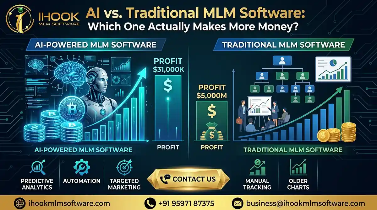 Software MLM con IA vs. Tradicional: ¿Cuál de ellos genera realmente más dinero?