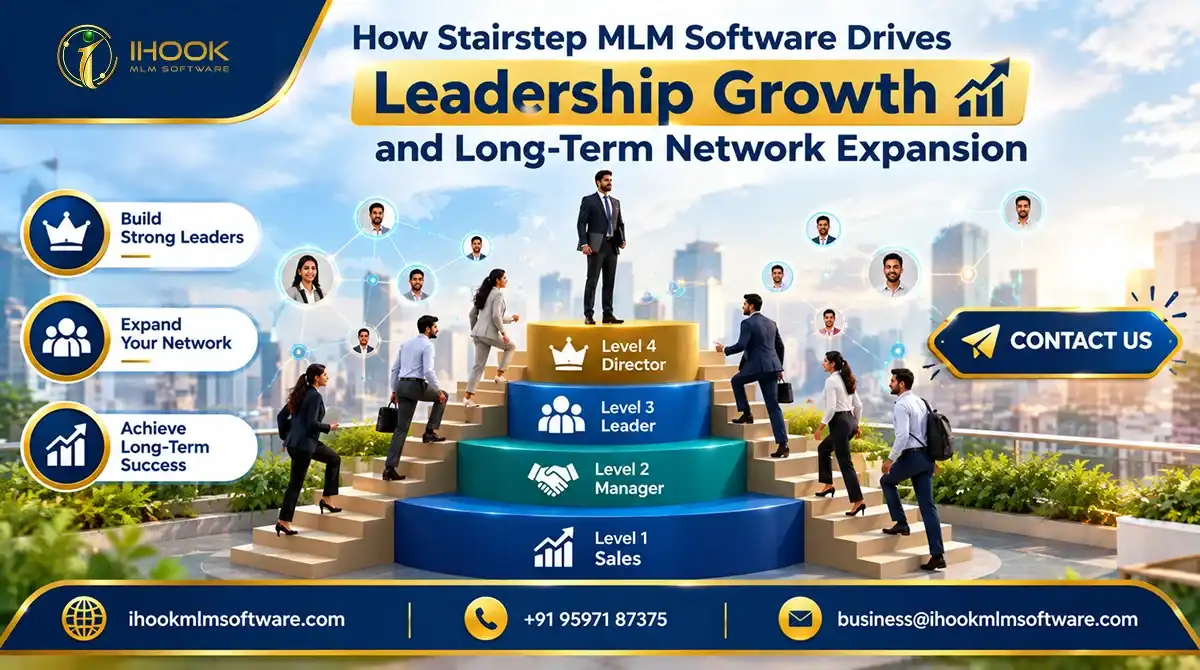 How Stairstep MLM Software Drives Leadership Growth and Long-Term Network Expansion
