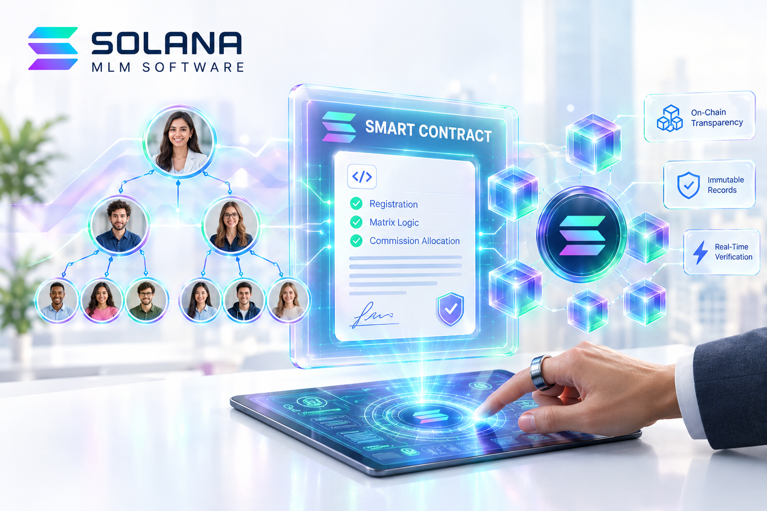 Smart Contract-Based MLM Automation